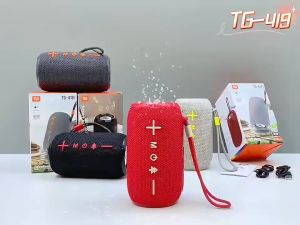 T&G TG419 TWS Bluetooth V5.4 Portable Wireless Loud Bass Outdoor Fabric Design IPX Waterproof Speaker