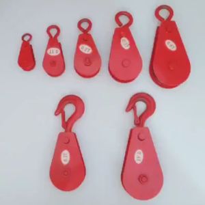 KOVEX 50kg To 400kg Red Pulley Roller For Rope Lifting Traction Red【COD】