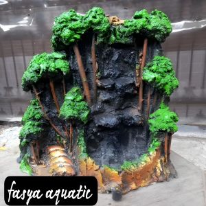Tebing Variasi Air Terjun Lebar Sisi Tinggi 30cm Panjang 25cm