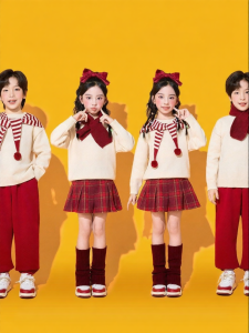 Children Performance Outfit Festive Style With Butterfly And Sparkle