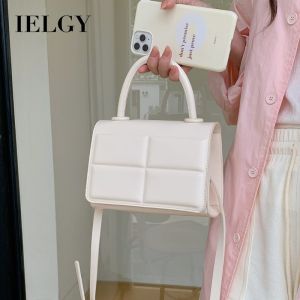 IELGY Ladies Niche Portable Box Crossbody Small Square Bag