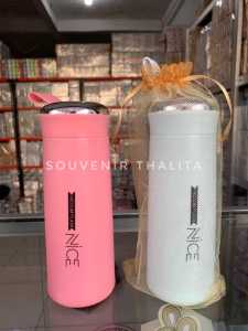 NEW Botol NICE Botol Minum Kaca NICE Beling TERMOS Nice Import 400ml Warna Warni Souvenir Glass Bottle