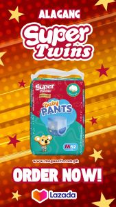 Super Twins Baby Diaper Pants Medium 52s: Comfort & Convenience