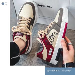 คลินิก รองเท้าผู้ชายล่าสุด รองเท้ากีฬาแฟชั่น รองเท้าสบาย รองเท้าสบาย น้ำหนักเบา รองเท้าลำลองไม่ลื่น