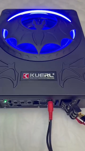 KUERL New Bat Subwoofer 12v 10inch 1200w Lighting Effect Car Aluminum Alloy Speaker