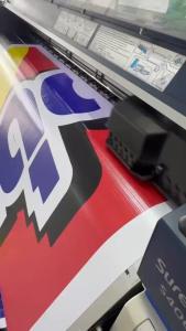 ป้ายไวนิล ข้าวมันไก่ พิมพ์สีสดคมชัด มีหลายขนาด พร้อมเจาะรูตาไก่