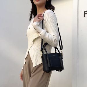 [AURORA MINI LUXE] Funatic Tas Wanita Mini Elegan Dengan Detail Tali Kepang Mini Handbag Tas Selempang Kulit Desain Minimalis Daily Style Anyaman
