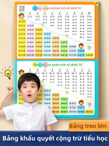 TANGJIUGONG | Bảng Học Cộng Trừ