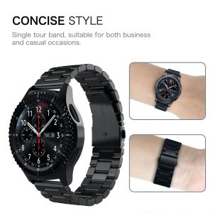 22mm 18mm 24mm 20mm Starlight Stainless Steel Watch Band Strap For Samsung Galaxy Watch 3 4 5 Pro 40mm 44mm 42mm 46mm Active2