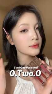 O.TWO.O Son Bóng-Gương thủy tinh cấp ẩm lâu dài thiết kế xoay phù hợp cho việc sử dụng của phụ nữ