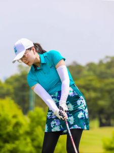 CJLINDF | Anti-Exposure Quick-Dry Enlarged Longer Multi-Pocket Elastic Golf Skirt