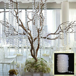 [COD Arrived within 3 days]99FT Garland Diamond Acrylic Crystal Bead Curtain Wedding DIY Party Decor