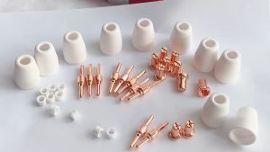 Set 65Pcs Nosel Elektroda / Tip Nozzle Plasma Cutter Tip Electrodes Ujung Plasma Cutter