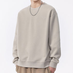 Round Neck Casual Comfortable Loose Long Sleeve T-Shirt
