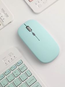 Keyboard Mouse Set Wireless Bluetooth 10 inch Lightweight Portable Colorful For Laptop PC Tab Phone