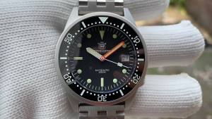 Steeldive Brand SD1979 Stainless Steel Bracelet Super Luminous C3 Blue Dial 200M Waterproof Dive Watch Men
