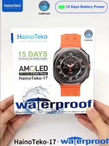Smartwatch Haino Teko 17 Bluetooth Call  Waterproof Super Amoled Baterai tahan 15 hari
