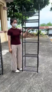Giá để đồ nhà bếp TASIDO 6 tầng khung thép sơn tĩnh điện chống rỉ kệ đa năng để đồ dùng nhà bếp lò vi sóng nồi cơm
