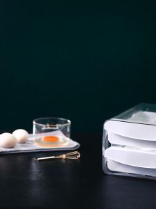 Drawer-type Transparent Food-safe Double-layer Egg Storage Box
