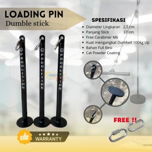 Loading Pin Barbel Untuk Angkat Beban Dumble Tray