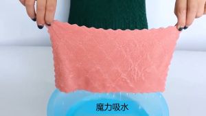 READY STOCK Coral Fleece Thick Dish Cloth Water-absorbing Degreasing Scouring Pad Household Kitchen Rag Kain Pinggan洗碗布