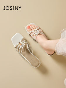 Josiny | Square Toe Open Toe Sandals Women