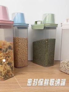 2.5L Tempat Penyimpanan Makanan Hewan Peliharaan Toples Makanan Kucing Anjing