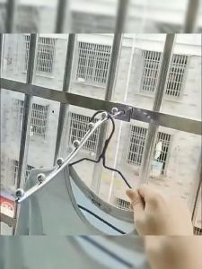 [5/7ปุ่มแขนเกาะ]10 ชิ้น/แพ็ค แขนราวเหลี่ยม ตะขอเกี่ยวโชว์เสื้อผ้า ห้อยของ วัสดุเหล็กคุณภาพสูง