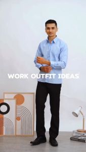 BOSS Kemeja Polos Pria Lengan Panjang Regular Fit Biru