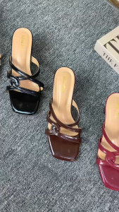 Gallerymuchu - Lily Sandal Heels Wanita / Sandal Kondangan Wanita / Sandal Simple Wanita / Heels Tinggi 5cm / ARA 12