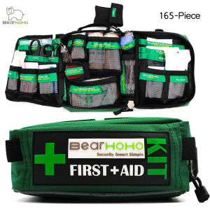 Outdoor green multi-functional first aid tactics big bag outdoor home camping hiking survival