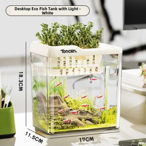 Mini Durable Transparent Desktop Fish Tank