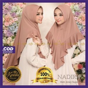 Hijab Instan Rample Nadira By Kartika Hijab Jersey Super