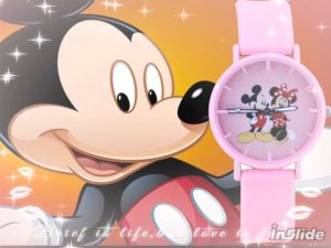 Jam Tangan Fashion Anak-anak Bahan Rubber Karakter Micky Model Terbaru