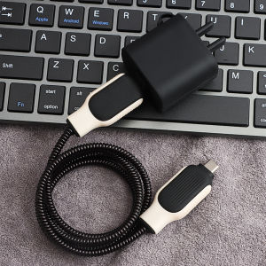 20W Apple Charger Protective Case Suitable for iPad2025 iPhone17 15 14 Data Cable Anti-Breaking Digital Accessories