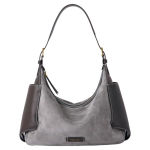 VANESSA HOGAN | Leather Hobo Bag Large Capacity Commuter Mid-size