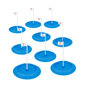 B·C·GOLF | 9 Hole Mini Game Silicone Golf Putting Mat