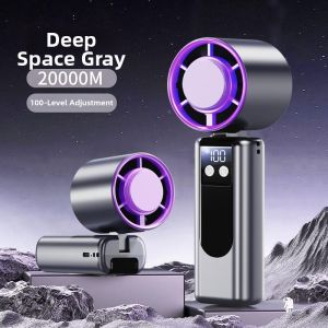 BAQILING | Portable Silent USB Charging Semiconductor Cooling Handheld Fan Neck Hanging