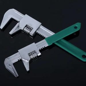 Adjustable Pipe Wrench Key Large Mouth Plumbing Monkey Spanner Auto Sink Tube Wrenches Multifunctional F-Type