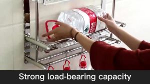 Bathroom Rack Stainless Steel Bathroom Shampoo Rack Stainless Steel Rak Sabun Bilik Mandi Shampoo Rack Toilet Storage Shelves Organizer Towel