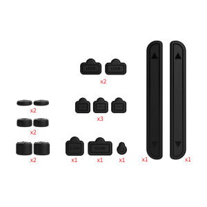 BSN | 16-in-1 Dust Plug TNS-5165 for Switch 2 ConsoleDust Plug Set with 3 Height Thumbstick Caps for Switch 2Game Console Accessorie