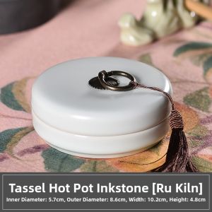 ZHANGXIAOFENG | Evaporation Resistant Ceramics Calligraphy Inkstone For Beginners