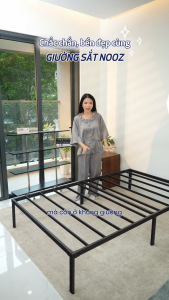 Giường Sắt NOOZ Chịu Lực Cao Thiết Kế Hiện Đại Dễ Lắp Ráp NOOZ Home Goods Metal Platform Bed Frame
