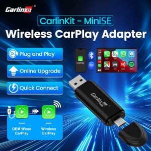 CarlinKit Wireless Carplay Adapter 2024 Mini Carplay Car USB/Type C Dongle OTA Update 5G Wifi Adapter for Spotify Mazda Hyundai