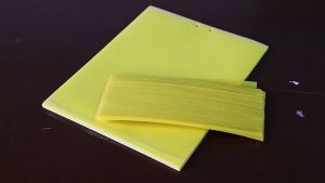 [พร้อมส่ง] ที่ดักแมลง กาวดักแมลงวัน สองด้าน แผ่นกาวดักแมลง 50/100/300/500แผ่น มีกาวในตัว เหนียว ทนแดด กับดักแมลงกินผัก เหนียวกับดักแ ดักแมลงศัตรูพืช กับดักแมลงวัน กาวดักแมลง