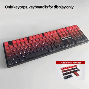 Letter Drive Cherry Height Keycap Side Print Dual Injection Character Full Set of OEM Keycaps suitable for Mechanical Keyboard