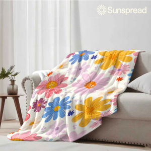 Beast Kingdom | Chăn Hoạt Hình Đầy Màu Sắc Daisy Flannel Chăn Nhẹ Mềm Mại Ấm Áp Polyester Giáng Sinh Halloween Trang Trí Nhà Chăn Phòng Ấm Cúng