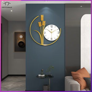 HKStorage Phòng khách đơn giản trang trí nhà hàng hiện đại đồng hồ treo tường thời trang gia dụng nhẹ sang trọng treo đồng hồ sáng tạo