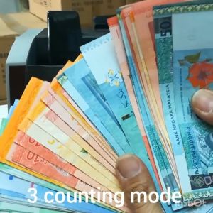 UMEI Mix Value Count Bank Note Counter EC-285iR Banknote Counter (2 Pocket Front Loading & Value Count) (note counter machine Banknote Counter