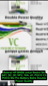 BATERAI HP XIAOMI REDMI 9A / 9AT / 9C NFC / 10A / A1 BATRE POCO C3 / M2 PRO BATRAI BN56 BN 56 ORI DOUBLE POWER